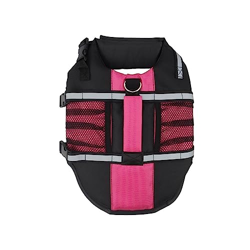 Strand Pool Bequemer Haustier-Badeanzug Mesh Atmungsaktive Haustier-Badebekleidung Sommer-Hunde-Badeanzug-Mantelweste Outdoor-Mode Reflektierende Hundeschwimmweste-Kleidung,Rosenrot,XS Strand Pool Bequemer Haustier-Badeanzug Mesh Atmungsaktive Haustier-Badebekleidung Sommer-Hunde-Badeanzug-Mantelweste Outdoor-Mode Reflektierende Hundeschwimmweste-Kleidung,Rosenrot,XS von JFERDX