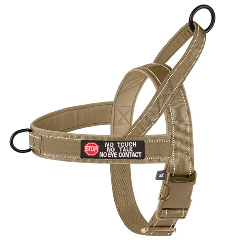 Strapazierfähiges Militärisches Taktisches Hundegeschirr Aus Nylon Mit Aufklebern, Reflektierendes Hundetrainingsgeschirr Für Den Außenbereich, Keine Spannung, Haustiergeschirr, Weste, Franz Strapazierfähiges Militärisches Taktisches Hundegeschirr Aus Nylon Mit Aufklebern, Reflektierendes Hundetrainingsgeschirr Für Den Außenbereich, Keine Spannung, Haustiergeschirr, Weste, Franz von JFERDX