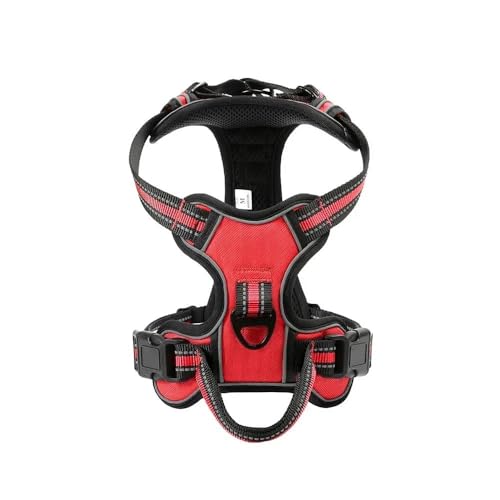 Verstellbare Nylon-Hundegeschirr-Weste Mit Kontrollgriff, Outdoor, Reflektierend, Weich, Bequem, Atmungsaktiv, Kein Ziehen, Hundegeschirr, Hunde-Camping-Jagdgeschirr Für Kleine, Mittelgroße Und G Verstellbare Nylon-Hundegeschirr-Weste Mit Kontrollgriff, Outdoor, Reflektierend, Weich, Bequem, Atmungsaktiv, Kein Ziehen, Hundegeschirr, Hunde-Camping-Jagdgeschirr Für Kleine, Mittelgroße Und G von JFERDX
