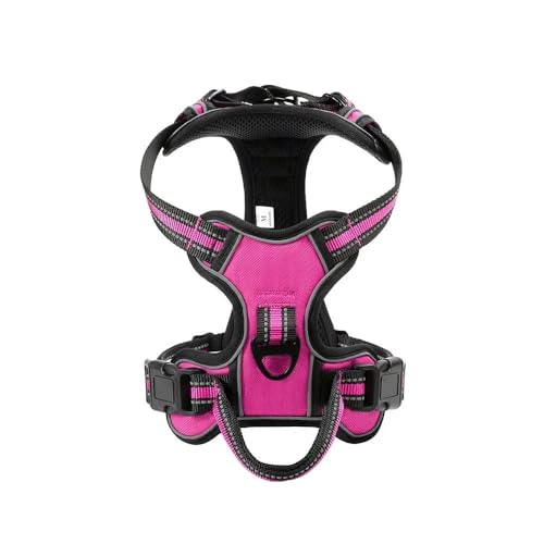 Verstellbare Nylon-Hundegeschirr-Weste Mit Kontrollgriff, Outdoor, Reflektierend, Weich, Bequem, Atmungsaktiv, Kein Ziehen, Hundegeschirr, Hunde-Camping-Jagdgeschirr Für Kleine, Mittelgroße Und G Verstellbare Nylon-Hundegeschirr-Weste Mit Kontrollgriff, Outdoor, Reflektierend, Weich, Bequem, Atmungsaktiv, Kein Ziehen, Hundegeschirr, Hunde-Camping-Jagdgeschirr Für Kleine, Mittelgroße Und G von JFERDX