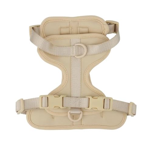 Verstellbares Hundegeschirr, Atmungsaktiv, Leicht, Hundegeschirr, Outdoor, Gehtraining, Camping, Haustiergeschirr, Outdoor, Wasserdichtes Hundegeschirr Für Kleine Und Mittelgroße Hunde,Beige,M Verstellbares Hundegeschirr, Atmungsaktiv, Leicht, Hundegeschirr, Outdoor, Gehtraining, Camping, Haustiergeschirr, Outdoor, Wasserdichtes Hundegeschirr Für Kleine Und Mittelgroße Hunde,Beige,M von JFERDX