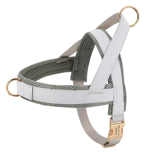Weiches, Bequemes Nylon-Hundegeschirr, Weste Für Outdoor-Hunde, Camping, Trainingsgeschirr, Personalisiertes Hundegeschirr, Verstellbares Hundegeschirr Für Kleine Und Mittelgroße Hunde,GRAU,XS Weiches, Bequemes Nylon-Hundegeschirr, Weste Für Outdoor-Hunde, Camping, Trainingsgeschirr, Personalisiertes Hundegeschirr, Verstellbares Hundegeschirr Für Kleine Und Mittelgroße Hunde,GRAU,XS von JFERDX