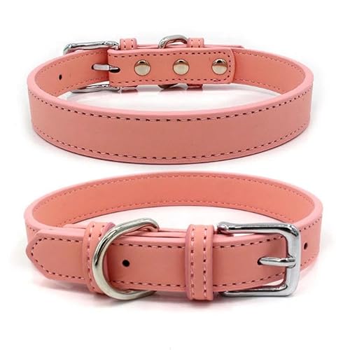 Weiches und bequemes Hundehalsband für Hunde und Katzen, PU-Leder, verstellbares Haustierhalsband, Outdoor, wasserdicht, Hundetrainingshalsband für Chihuahua, Mops, Französische Bulldogge, A, M Weiches und bequemes Hundehalsband für Hunde und Katzen, PU-Leder, verstellbares Haustierhalsband, Outdoor, wasserdicht, Hundetrainingshalsband für Chihuahua, Mops, Französische Bulldogge, A, M von JFERDX