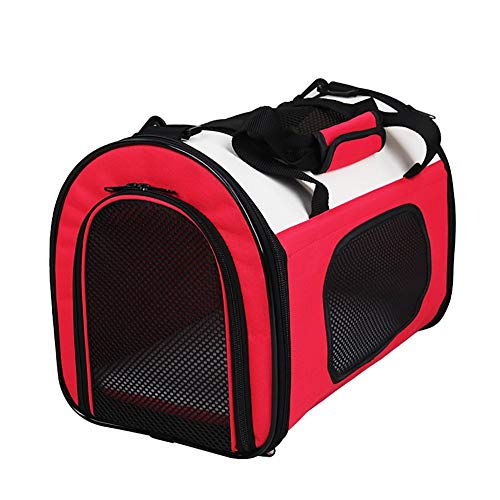 JFFTX Pet Backpack Basket Atmungsaktiver Wasserdichter Transparenter Pet Dog Reisetasche Tragbarer Faltbarer Advanced-Rucksack Für Den Außenbereich von JFFTX