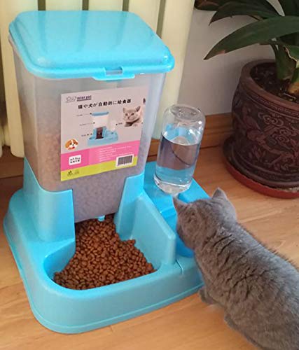 2 In 1 Tierfütterungsstation, Katzen- und Hundedoppelfutter- und Wasserspender, abgefüllt, Kunststoff, mehrere Farben, eine Größe 2 In 1 Tierfütterungsstation, Katzen- und Hundedoppelfutter- und Wasserspender, abgefüllt, Kunststoff, mehrere Farben, eine Größe von JFTXX