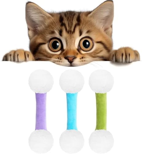 JHDZ QTIP-Katzenspielzeug, Big Interactive Kitty Kick Sticks, Catnip Q-Tip, weiche Plüsch-Kicker-Spielsachen, Robustes Zahnen-Kauspielzeug, Katzen-Kickerspielzeug für Innenhüter,3Colors-A JHDZ QTIP-Katzenspielzeug, Big Interactive Kitty Kick Sticks, Catnip Q-Tip, weiche Plüsch-Kicker-Spielsachen, Robustes Zahnen-Kauspielzeug, Katzen-Kickerspielzeug für Innenhüter,3Colors-A von JHDZ