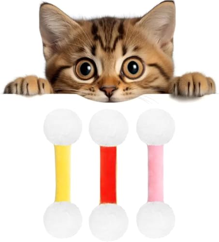 JHDZ QTIP-Katzenspielzeug, Big Interactive Kitty Kick Sticks, Catnip Q-Tip, weiche Plüsch-Kicker-Spielsachen, Robustes Zahnen-Kauspielzeug, Katzen-Kickerspielzeug für Innenhüter,3Colors-B JHDZ QTIP-Katzenspielzeug, Big Interactive Kitty Kick Sticks, Catnip Q-Tip, weiche Plüsch-Kicker-Spielsachen, Robustes Zahnen-Kauspielzeug, Katzen-Kickerspielzeug für Innenhüter,3Colors-B von JHDZ