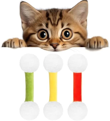 JHDZ QTIP-Katzenspielzeug, Big Interactive Kitty Kick Sticks, Catnip Q-Tip, weiche Plüsch-Kicker-Spielsachen, Robustes Zahnen-Kauspielzeug, Katzen-Kickerspielzeug für Innenhüter,3Colors-D JHDZ QTIP-Katzenspielzeug, Big Interactive Kitty Kick Sticks, Catnip Q-Tip, weiche Plüsch-Kicker-Spielsachen, Robustes Zahnen-Kauspielzeug, Katzen-Kickerspielzeug für Innenhüter,3Colors-D von JHDZ