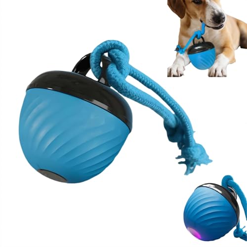 JHIALG Interaktiver Hundespielzeug-Ball, federnder Leckerli-Spender für geistige Stimulation & Solo-Spiel, zufälliges elektrisches automatisches bewegliches und rollendes Hundespielzeug für Welpen und JHIALG Interaktiver Hundespielzeug-Ball, federnder Leckerli-Spender für geistige Stimulation & Solo-Spiel, zufälliges elektrisches automatisches bewegliches und rollendes Hundespielzeug für Welpen und von JHIALG