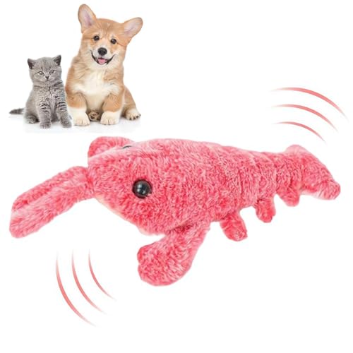 JHIALG Interaktives Hundespielzeug mit Schlenkerhummer, quietschendes Springen, bewegliches Hundespielzeug, wackeliger Hummer, um sie beschäftigt zu halten, beruhigendes Haustierspielzeug, stabiles JHIALG Interaktives Hundespielzeug mit Schlenkerhummer, quietschendes Springen, bewegliches Hundespielzeug, wackeliger Hummer, um sie beschäftigt zu halten, beruhigendes Haustierspielzeug, stabiles von JHIALG