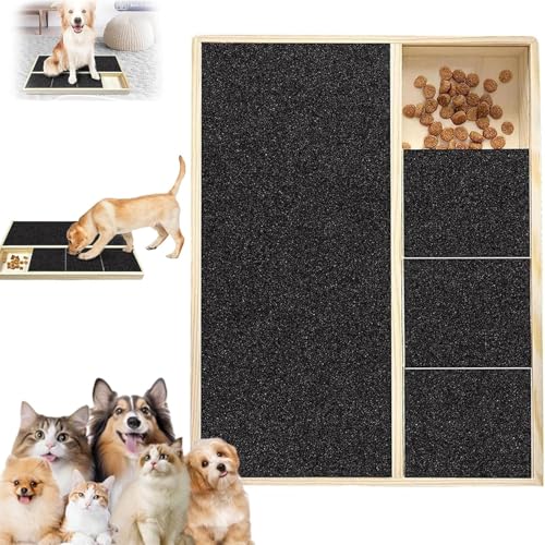 Kratzbrett für Hunde 35x25x3cm, Kratzbrett Hund mit Leckerlibox, Hunde Krallenschleifer, Krallenschleifer für Nagelpflege von Haustieren Kratzbrett für Hunde 35x25x3cm, Kratzbrett Hund mit Leckerlibox, Hunde Krallenschleifer, Krallenschleifer für Nagelpflege von Haustieren von JIABAOZ