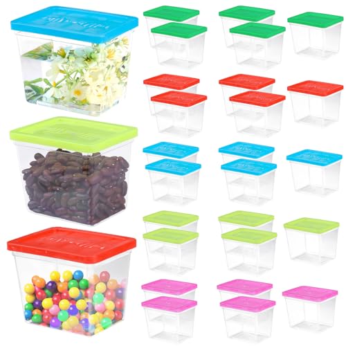 Kunststoff-Fischschalen mit Deckel, 340 ml, klein, rechteckig, goldfarben, für Tischtennis, Karneval, Spiel, Gastgeschenke, Party-Dekoration, 25 Stück Kunststoff-Fischschalen mit Deckel, 340 ml, klein, rechteckig, goldfarben, für Tischtennis, Karneval, Spiel, Gastgeschenke, Party-Dekoration, 25 Stück von JIABEIUS