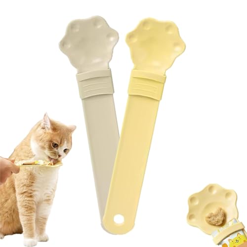 Cat Strip Happy Spoon, Happy Spoon for Cats, Cat Strip Feeder, Happy Cat Treat Spoon and Dispenser, Happy Spoon Cat Treat Feeder (Color : 5) von JIAHEY
