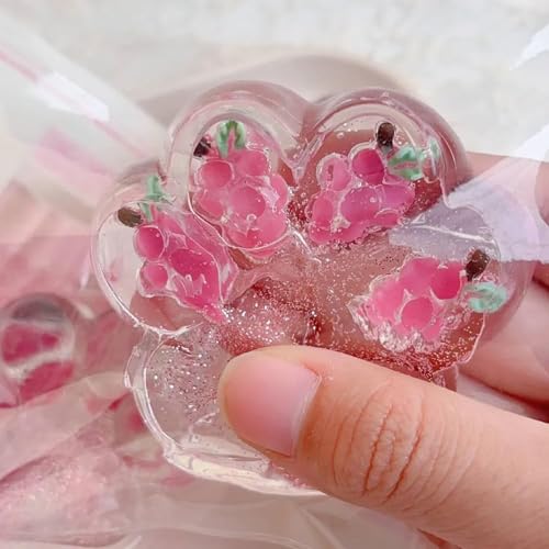 JIALING 2025 New Cat Paw Squishy Squeeze Toys, Handmade Big Cat Paw Squeeze, Cute Squeezable Animal Toys (A) von JIALING