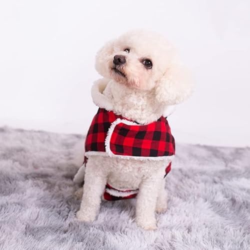 JIALIU Winter Haustier Hund Sweatshirt Kleidung für kleine mittelgroße Hunde Warme Hundejacke Chihuahua Französische Bulldogge Jacke Welpenmantel von JIALIU