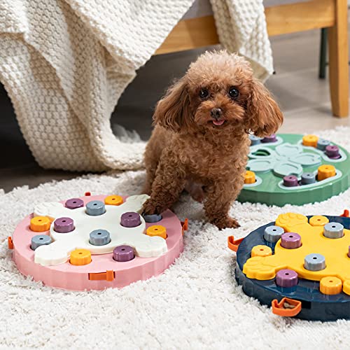 JIANJU Interaktives Hundespielzeug, Hundespielzeug, langsames Füttern, Leckerli-Spender mit quietschendem und rutschfestem Design, interaktives Hundespielzeug für IQ und geistige Stimulierung für von JIANJU