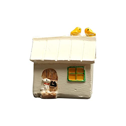 JIAWEIIY Mini-Vogelhaus aus Kunstharz, dekorative Cartoon-Tischdekoration, Geschenke (B) von JIAWEIIY