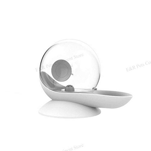 JIAYAN Bubble Automatic Cat Wasserschale Brunnen für Haustiere Wasserspender Große Trinkschale Cat Drink 2.8L Kein Strom, Graue Schnecke, L. JIAYAN Bubble Automatic Cat Wasserschale Brunnen für Haustiere Wasserspender Große Trinkschale Cat Drink 2.8L Kein Strom, Graue Schnecke, L. von JIAYAN