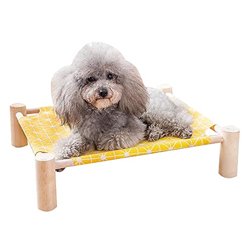 JIAYING Hundebetten Katze Betten Hundebetten Haustier Bett Haustierbettbettraum, Erhöhter Holzhund/Katzenbett Robustem Massivholz-Kennel, Für Innen- Und Außenbereich, Mehrere Farben-Opti(Color:Gelb) JIAYING Hundebetten Katze Betten Hundebetten Haustier Bett Haustierbettbettraum, Erhöhter Holzhund/Katzenbett Robustem Massivholz-Kennel, Für Innen- Und Außenbereich, Mehrere Farben-Opti(Color:Gelb) von JIAYING