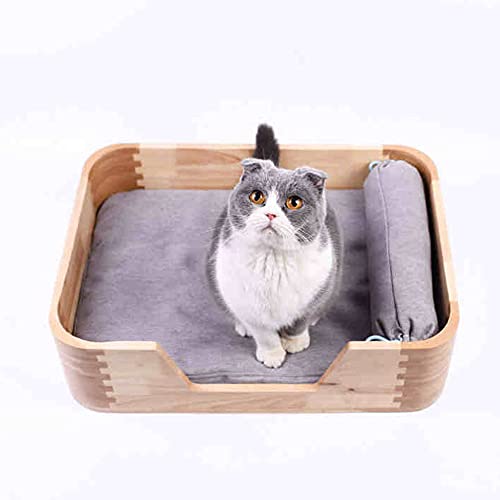 JIAYING Hundebetten Katze Betten Hundebetten Haustierbett, Haustier Dauerhaft Holzmöbel Massivholz-katzen-bett-komfort-kennel, Super Komfortable Gemütliche Dauerhafte Und Robuste, Für Familien-haustie JIAYING Hundebetten Katze Betten Hundebetten Haustierbett, Haustier Dauerhaft Holzmöbel Massivholz-katzen-bett-komfort-kennel, Super Komfortable Gemütliche Dauerhafte Und Robuste, Für Familien-haustie von JIAYING