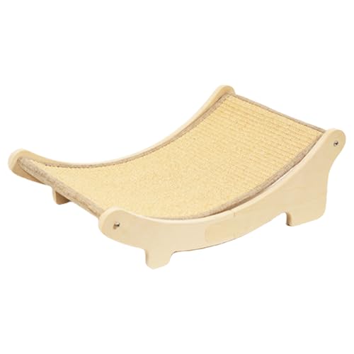 JIEBWCHA Cat Chair, 50 X 33 X 17 cm Katzenerbett, Sisal Cat Lounger, Matte Kratzerholzkatze, 2 In 1 Kartenkatzen Kratzpolster, Möbelschützer Für Innenkatzen JIEBWCHA Cat Chair, 50 X 33 X 17 cm Katzenerbett, Sisal Cat Lounger, Matte Kratzerholzkatze, 2 In 1 Kartenkatzen Kratzpolster, Möbelschützer Für Innenkatzen von JIEBWCHA