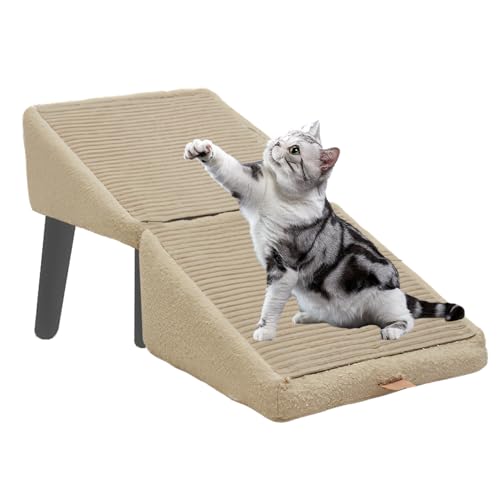 JIEBWCHA Faltbare Hunde Stufen 30x30x20cm Hundetreppe Für Kleine Hunde Hocker Rampe Hund Klappbar Höhenverstellbare Weichen&rutschfesten Für Bett, Couch, Fahrzeug JIEBWCHA Faltbare Hunde Stufen 30x30x20cm Hundetreppe Für Kleine Hunde Hocker Rampe Hund Klappbar Höhenverstellbare Weichen&rutschfesten Für Bett, Couch, Fahrzeug von JIEBWCHA
