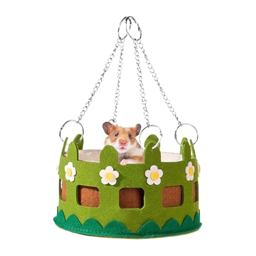 JIEBWCHA Hamster Hängematte | Weiches Tierkäfig Spielparadies - Gemütliche Schlafhängematte Für Hamster Frettchen Meerschweinchen Chinchilla Igel Klettern Bewegung Beschäftigungsartikel von JIEBWCHA