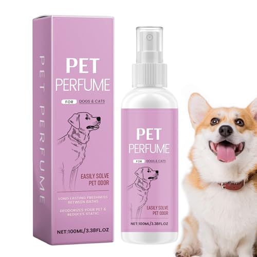 JIEBWCHA Haustier Geruchsentferner | 100ml Hundeurin Geruchsentferner - Natürliches anhaltendes Duftspray Erfrischer,Tragbar für Couch, Raum, Polster, Müll, Badezimmer, Stoff, Haus, Schrank von JIEBWCHA