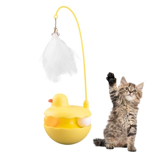 JIEBWCHA Katzen Interaktives Spielzeug, Katzenspielzeug interaktiv,Interaktives Kätzchenspielzeug - Leichtes Harzente Entenform Stick für Spiel Kätzchen Außengeburtstag Ostern JIEBWCHA Katzen Interaktives Spielzeug, Katzenspielzeug interaktiv,Interaktives Kätzchenspielzeug - Leichtes Harzente Entenform Stick für Spiel Kätzchen Außengeburtstag Ostern von JIEBWCHA