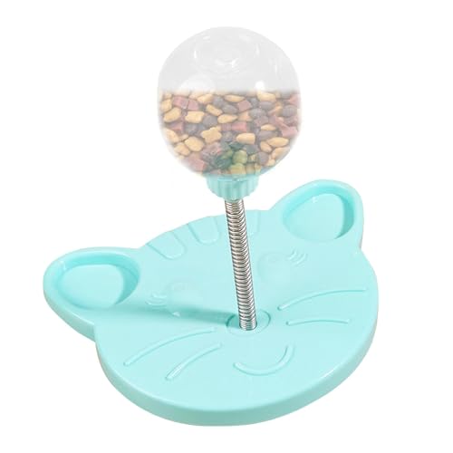 JIEBWCHA Spring Katzen-Leckerli-Spender Spielzeug | Katzen- und Hundefutter-Puzzle – Spenderball mit Feder für jede Größe, Haustiertraining und Stressabbau, langsames Füttern JIEBWCHA Spring Katzen-Leckerli-Spender Spielzeug | Katzen- und Hundefutter-Puzzle – Spenderball mit Feder für jede Größe, Haustiertraining und Stressabbau, langsames Füttern von JIEBWCHA