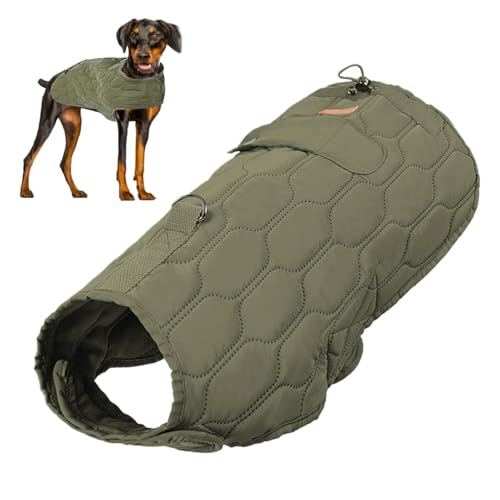 JIEBWCHA Winterjacke für Hunde, winddichte Thermoweste für Haustiere, Fleecefutter, Schneejacke für eine Vielzahl von kleinen Hunden und Welpen JIEBWCHA Winterjacke für Hunde, winddichte Thermoweste für Haustiere, Fleecefutter, Schneejacke für eine Vielzahl von kleinen Hunden und Welpen von JIEBWCHA