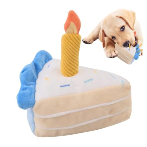 JIERUYI Hundespielzeug zum Kauen von Kuchen, Kuchen, Quetschspielzeug, Gesundheitsbedarf, um Langeweile zu reduzieren, für Zuhause, Ausflüge, Camping, Haustierunterschlupf von JIERUYI