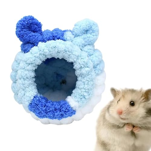 JIERUYI Meerschweinchenbett Hamster Warmes Bett Höhle Versteck Niedliches Plüsch Kleines Meerschweinchenbett Versteck Höhle für Igel Frettchen Chinchill (B) von JIERUYI