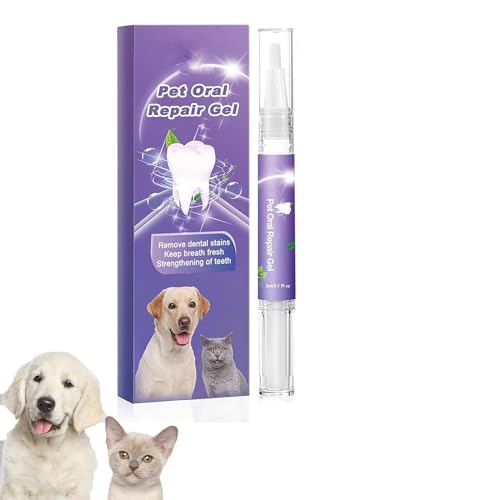 JIERUYI Oral Repair Gel für Haustiere, reduziert Plaque, Zahnsteinbildung, Atemerfrischer, kein Bürsten (1 Stück) von JIERUYI