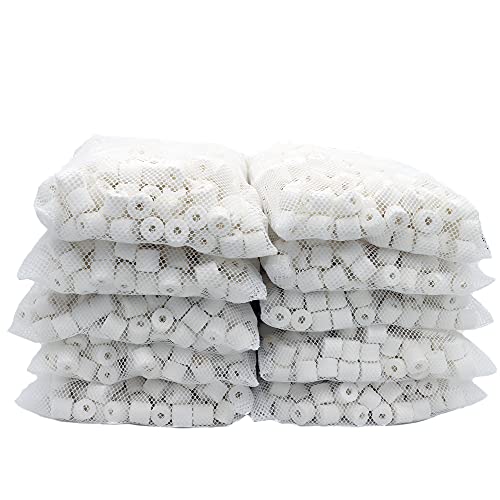 JIHAQUA Aquarium Bio Keramik Ringe 4,5 kg Filtermedien für Teich Aquarium Kanister Filter von JIHAQUA