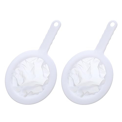 JIHUOO Aquarium-Sieb, Garnelennetz, Eierschalen-Trenner, Artemia-Auffangnetz, 80 Maschen, 200 Maschen, für Sole, Garnelen, Brutstätten, 2 Stück von JIHUOO