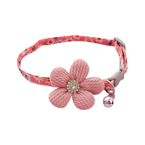 JIHUOO Halsband für kleine Hunde, Blumenmuster, Kätzchen, verstellbar, Strass, Welpenhalsband, niedliches Katzenhalsband, dekoratives Haustierhalsband, Hochzeit, weibliches Hundehalsband mit JIHUOO Halsband für kleine Hunde, Blumenmuster, Kätzchen, verstellbar, Strass, Welpenhalsband, niedliches Katzenhalsband, dekoratives Haustierhalsband, Hochzeit, weibliches Hundehalsband mit von JIHUOO