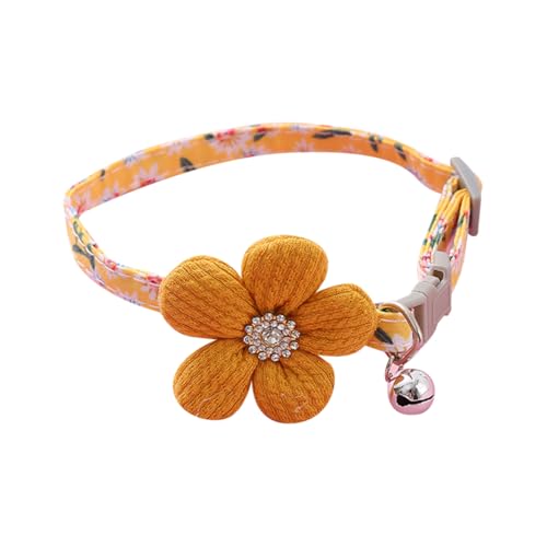 JIHUOO Halsband für kleine Hunde, Blumenmuster, Kätzchen, verstellbar, Strass, Welpenhalsband, niedliches Katzenhalsband, dekoratives Haustierhalsband, Hochzeit, weibliches Hundehalsband mit JIHUOO Halsband für kleine Hunde, Blumenmuster, Kätzchen, verstellbar, Strass, Welpenhalsband, niedliches Katzenhalsband, dekoratives Haustierhalsband, Hochzeit, weibliches Hundehalsband mit von JIHUOO