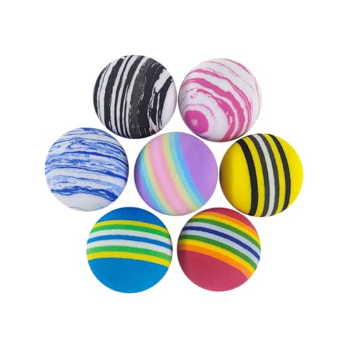 JIHUOO Interaktives Katzenspielzeug für den Innenbereich, 42 mm, kleine weiche Katzenbälle, Hundetrainingsbälle, süßes Kätzchen, weiches Spielzeug, Welpen, Jagdspielzeug, 12 Stück JIHUOO Interaktives Katzenspielzeug für den Innenbereich, 42 mm, kleine weiche Katzenbälle, Hundetrainingsbälle, süßes Kätzchen, weiches Spielzeug, Welpen, Jagdspielzeug, 12 Stück von JIHUOO