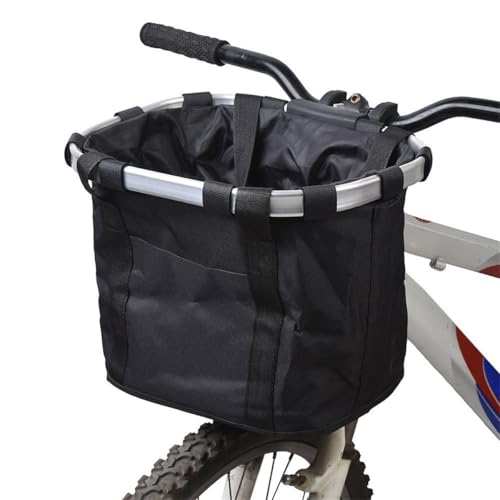 Abnehmbarer Fahrradkorb aus Segeltuch, Transportkorb für Haustiere, Rahmen aus Aluminiumlegierung Abnehmbarer Fahrradkorb aus Segeltuch, Transportkorb für Haustiere, Rahmen aus Aluminiumlegierung von JIIENO