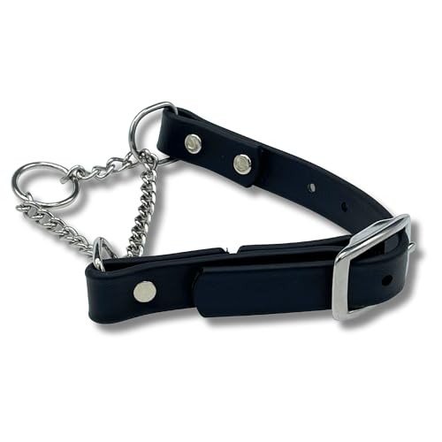 JIM HODGES DOG TRAINING Martingale Halsband für Hunde, Biothane, Edelstahl-Hardware, kein Ziehen, professionelle Qualität, XXL, Schwarz JIM HODGES DOG TRAINING Martingale Halsband für Hunde, Biothane, Edelstahl-Hardware, kein Ziehen, professionelle Qualität, XXL, Schwarz von JIM HODGES DOG TRAINING
