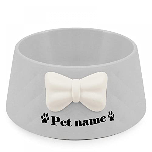 Futternapf für Hunde, Katzen, kleine Tiere, Welpen oder Kätzchen, personalisierbar, Grau Futternapf für Hunde, Katzen, kleine Tiere, Welpen oder Kätzchen, personalisierbar, Grau von JINFU