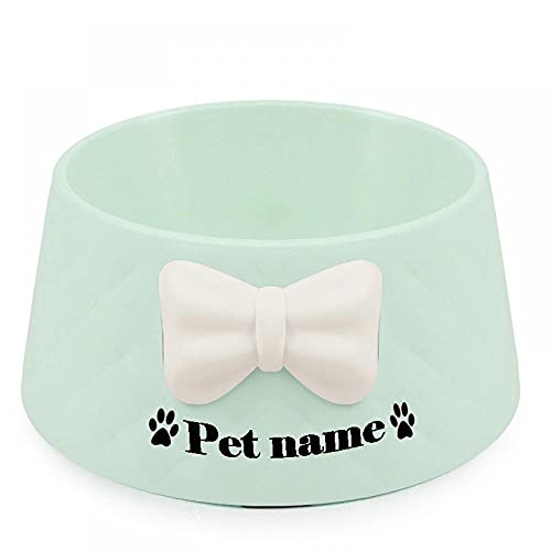 Futternapf für Hunde, Katzen, kleine Tiere, Welpen oder Kätzchen, personalisierbar, Grün Futternapf für Hunde, Katzen, kleine Tiere, Welpen oder Kätzchen, personalisierbar, Grün von JINFU