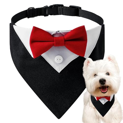 Hundehalsband für Hochzeit, , Fliege, Halsband für Hunde, atmungsaktiv, , verstellbares Halstuch für Hochzeiten, Partys, Geburtstage Hundehalsband für Hochzeit, , Fliege, Halsband für Hunde, atmungsaktiv, , verstellbares Halstuch für Hochzeiten, Partys, Geburtstage von JINGAN