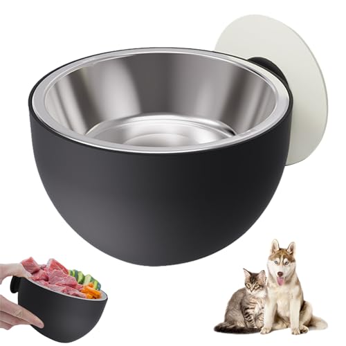 Hundenapf, Wandmontage, magnetischer Futternapf, erhöhter Futternapf, abnehmbare Wandhalterung, erhöhter Futternapf, spülmaschinenfest für Haustiere Hundenapf, Wandmontage, magnetischer Futternapf, erhöhter Futternapf, abnehmbare Wandhalterung, erhöhter Futternapf, spülmaschinenfest für Haustiere von JINGAN