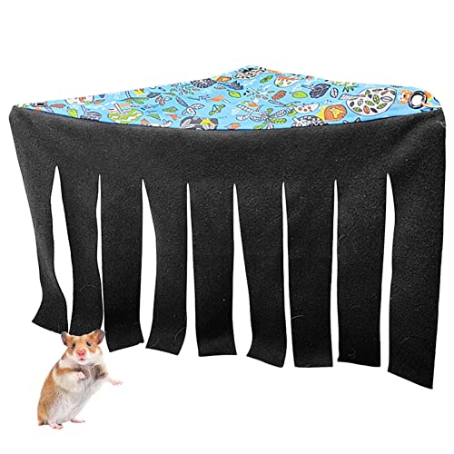 JINGAN 3 Seiten Kleintierecke | Eck-Fleece Kleintierkäfig Zubehör, lustiges Versteck für Frettchen, Chinchillas, Igel, Zwergkaninchen, Meerschweinchen JINGAN 3 Seiten Kleintierecke | Eck-Fleece Kleintierkäfig Zubehör, lustiges Versteck für Frettchen, Chinchillas, Igel, Zwergkaninchen, Meerschweinchen von JINGAN