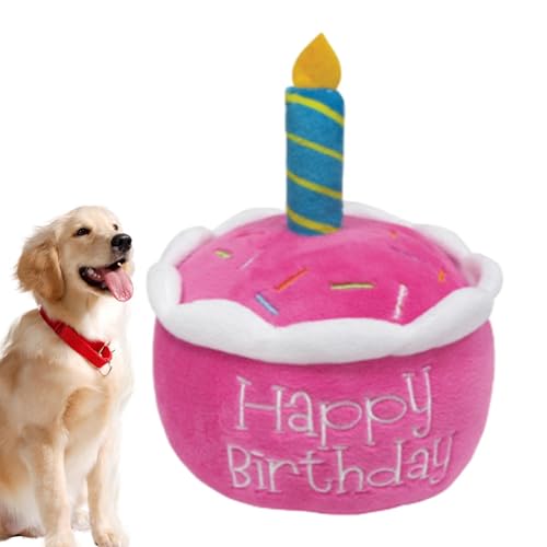 JINGAN Hundekuchenspielzeug | Lovely Plush Hat Cake Pet Toy - Für Hunde, Hundespielzeug, Plüsch Hund Kauspielzeug, Welpe Kuchen Welpe Cupcake Plüsch Waschbar Für JINGAN Hundekuchenspielzeug | Lovely Plush Hat Cake Pet Toy - Für Hunde, Hundespielzeug, Plüsch Hund Kauspielzeug, Welpe Kuchen Welpe Cupcake Plüsch Waschbar Für von JINGAN