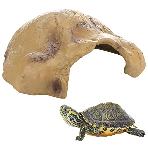 JINGAN Reptilien-Felsenversteckhöhle aus Kunstharz, Aquarium-Dekoration für Schildkröten, Garnelen, Reptilien, Eidechsen, Amphibien, Bartdrachen JINGAN Reptilien-Felsenversteckhöhle aus Kunstharz, Aquarium-Dekoration für Schildkröten, Garnelen, Reptilien, Eidechsen, Amphibien, Bartdrachen von JINGAN