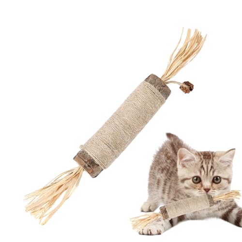 Katze Silvervine Sticks,Natürliche Katzenminze Silvervine Sticks für Katzen King Size | Großes Katzenminze-Spielzeug, interaktives Katzen-Kauspielzeug für aggressive Kauer, energieverbrauchend, Möbel von JINGAN
