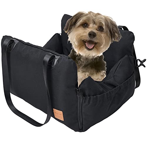 JINGLING Hundekonsole Autositz - Airbag Reisetaschen für Hunde Katzen Tragbar | Hundeautositz Perfekt für kleine Haustiere, für die meisten Auto Deluxe Interaktive Haustiersitz mit verstellbaren JINGLING Hundekonsole Autositz - Airbag Reisetaschen für Hunde Katzen Tragbar | Hundeautositz Perfekt für kleine Haustiere, für die meisten Auto Deluxe Interaktive Haustiersitz mit verstellbaren von JINGLING